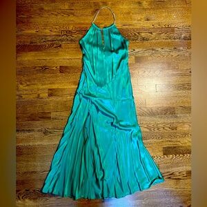 Green Midi Evening Dress